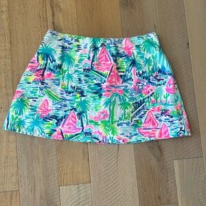 Lilly Pulitzer Tropical Print Skort Size Medium